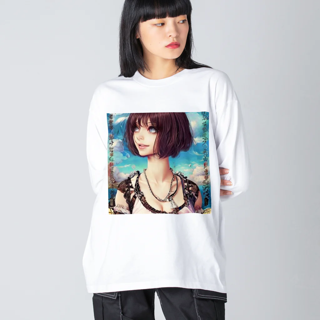 ボンブ映像社の希望に満ちた娘 Big Long Sleeve T-Shirt