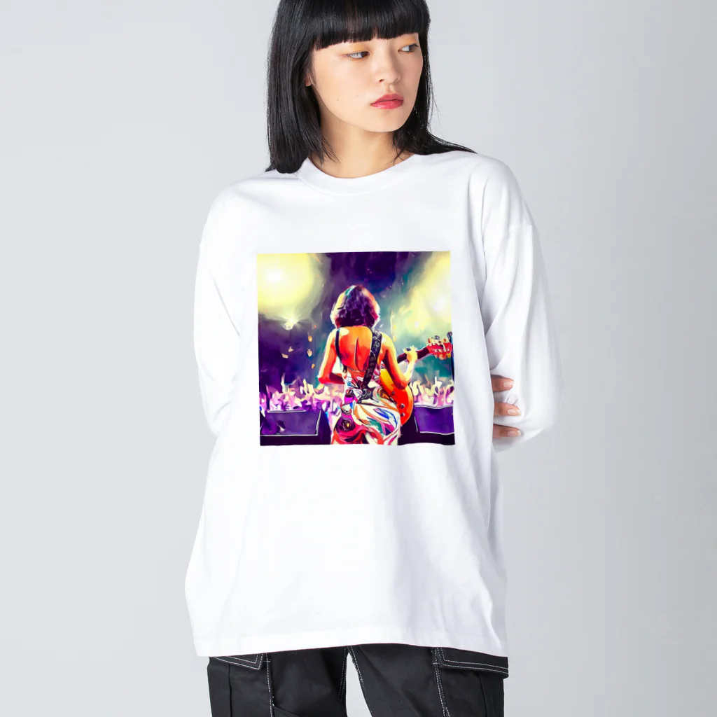 試香師の「ロックスター」 Big Long Sleeve T-Shirt