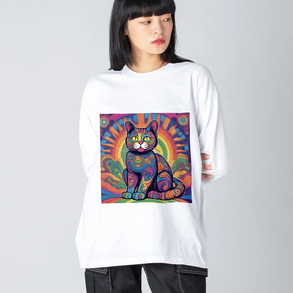 horoscope の招き猫 Big Long Sleeve T-Shirt