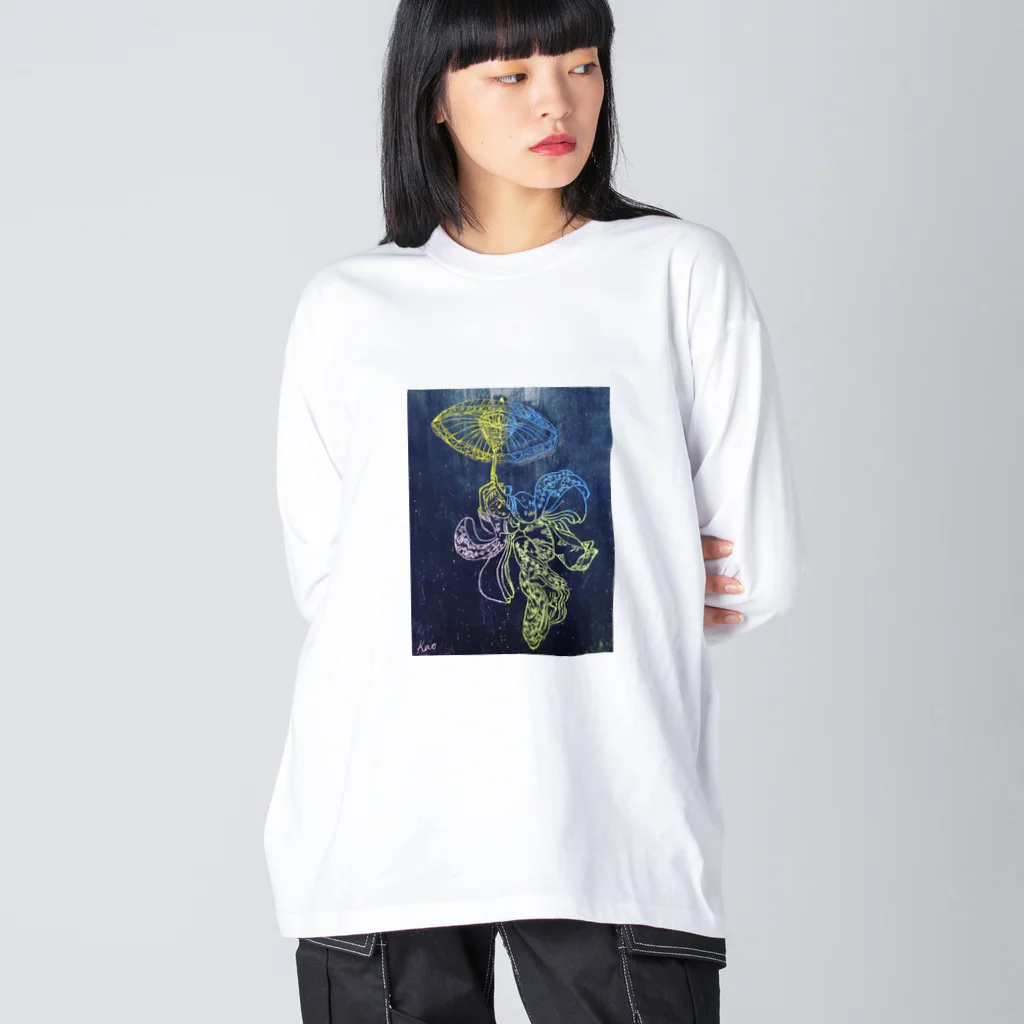 kaoartのはるのぶの描いたおんなのこ Big Long Sleeve T-Shirt