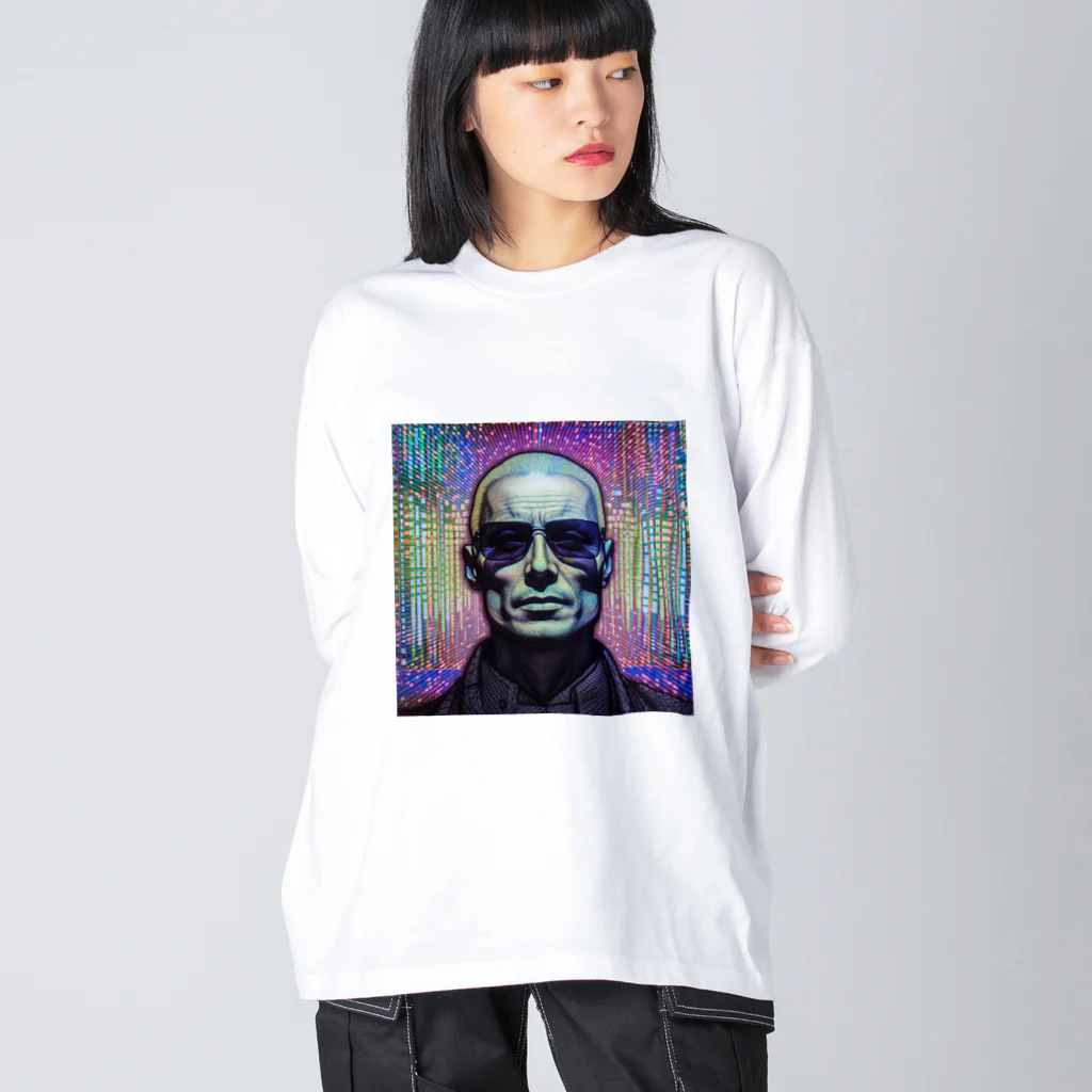 Hayate Kawakami オリジナルの親分 Big Long Sleeve T-Shirt