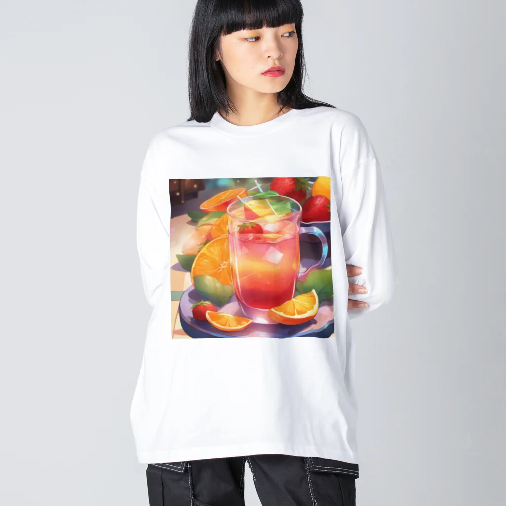 pengin06のフルーツ Big Long Sleeve T-Shirt