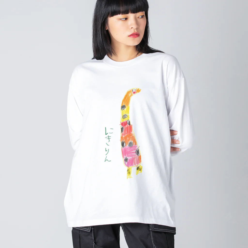 tmy_fのにきりん ビッグシルエットロングスリーブTシャツ