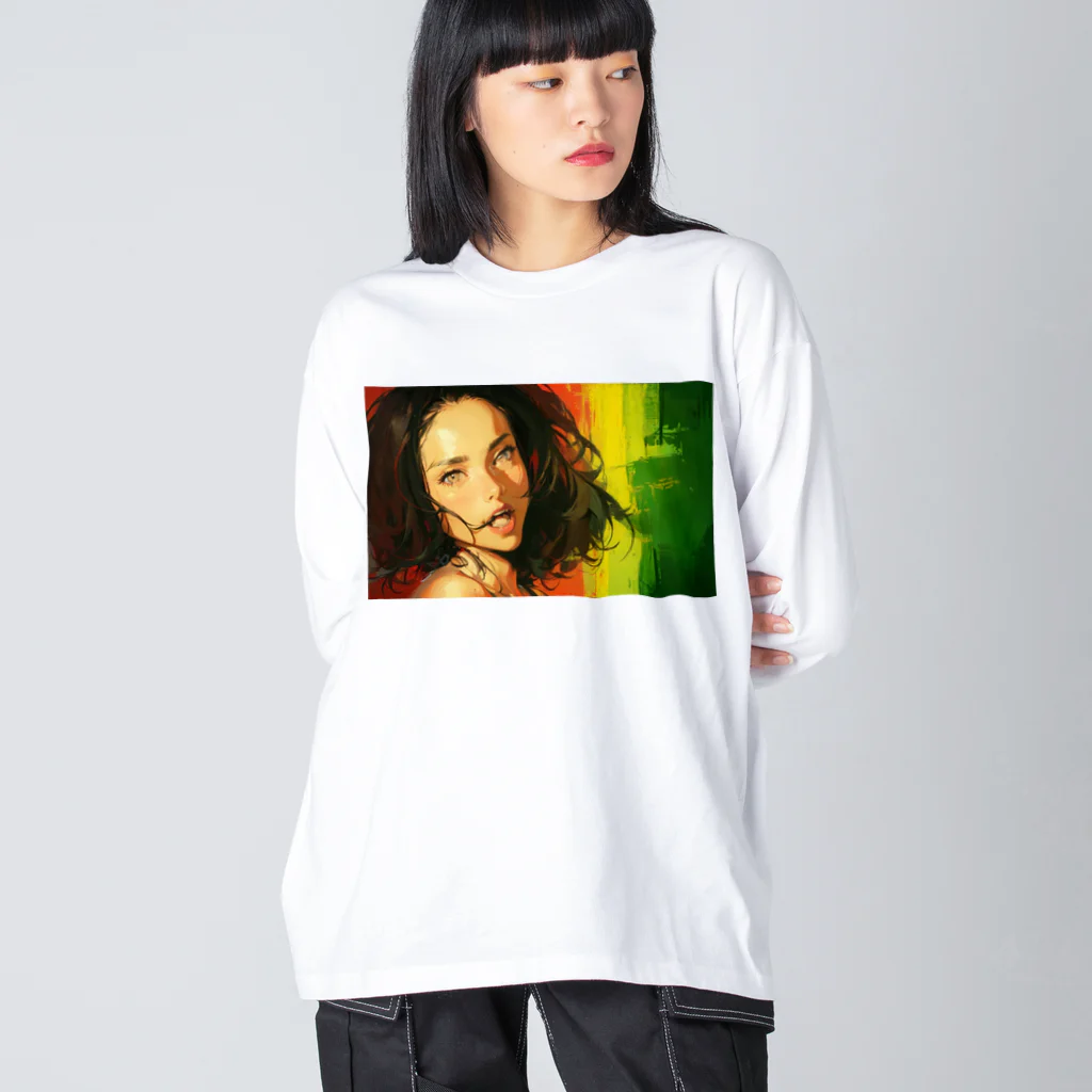 ボンブ映像社のレゲェ女子 Big Long Sleeve T-Shirt