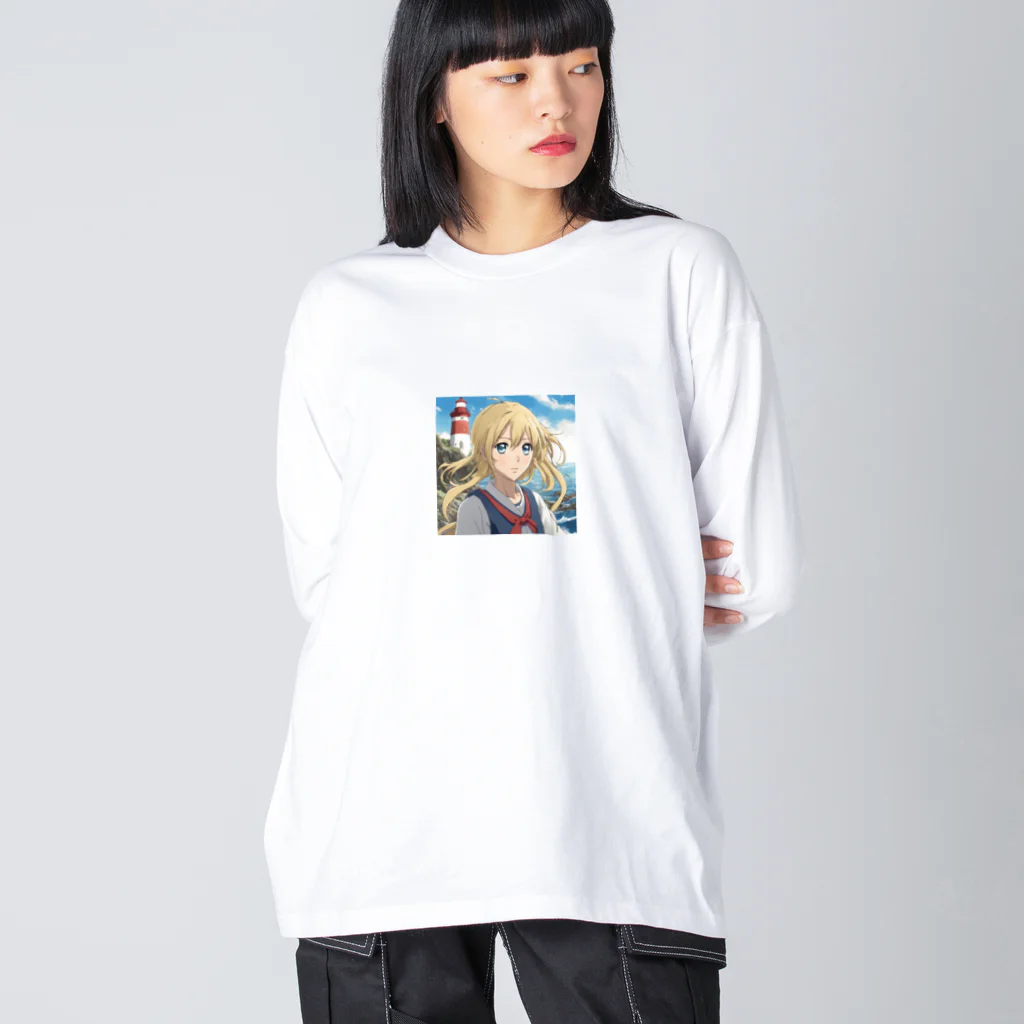 the blue seasonの高瀬美紀 Big Long Sleeve T-Shirt