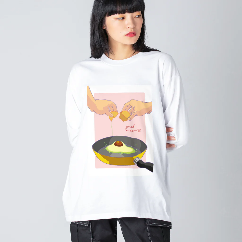 目野正月の目玉アボ Big Long Sleeve T-Shirt