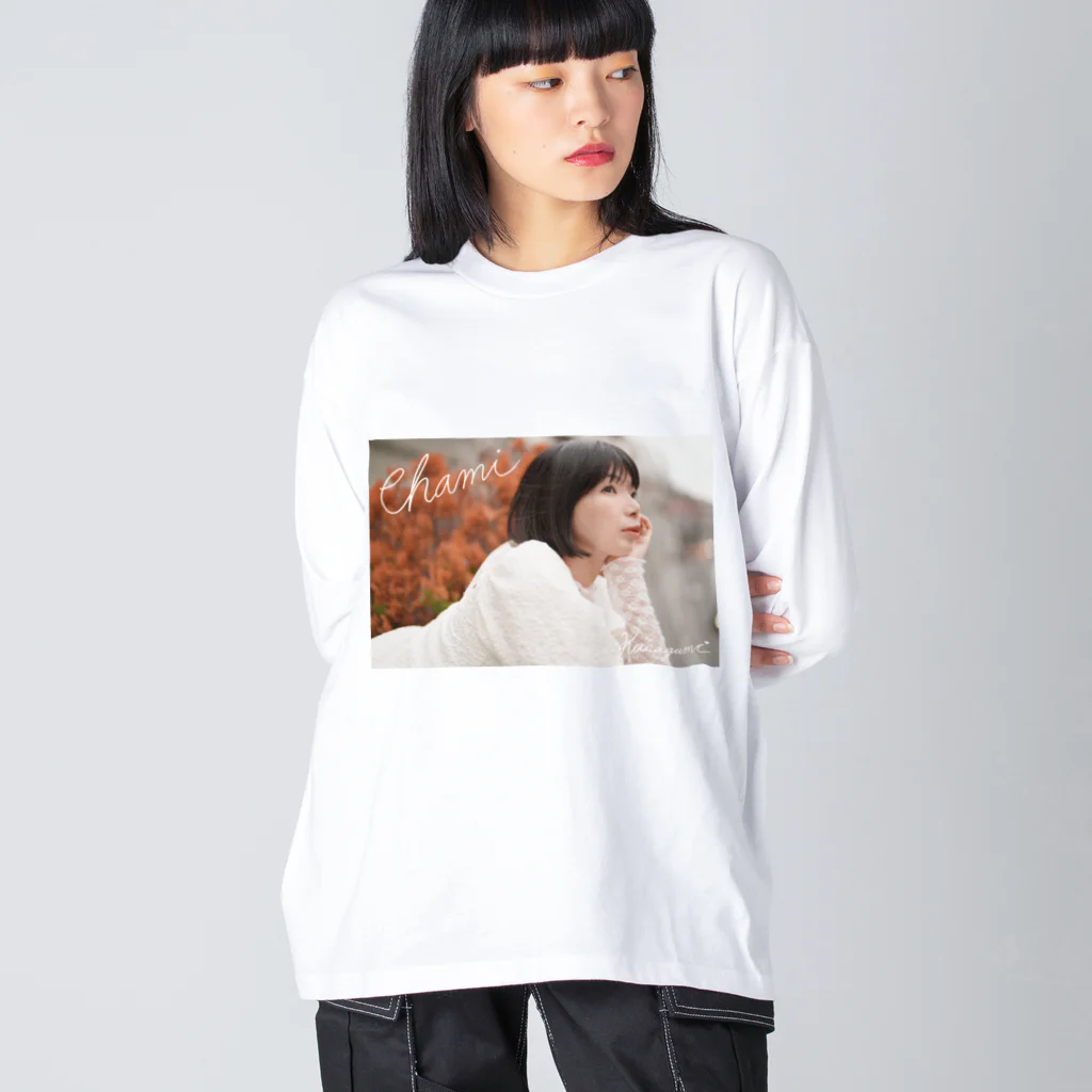 彩羽真矢のらくがきショップの彩羽真矢 ナチュラルポートレート ビッグシルエットロングスリーブTシャツ