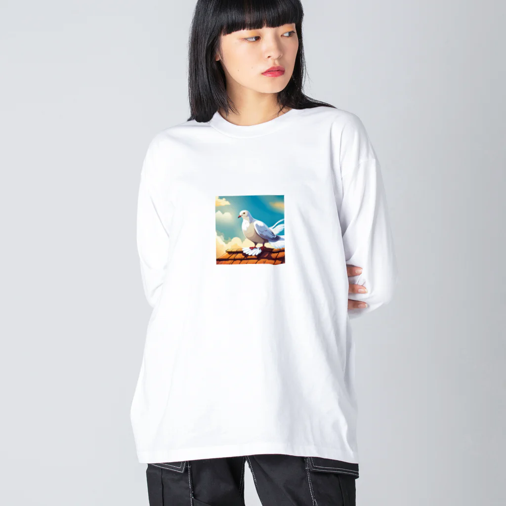 kstm_comのはとちゃんグッズ ビッグシルエットロングスリーブTシャツ