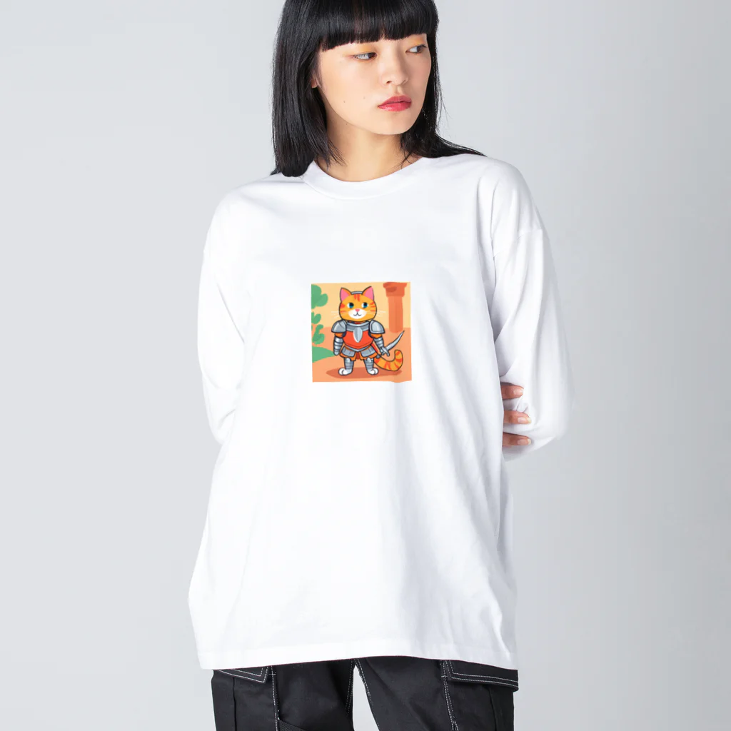 人生Storeの勇者猫 Big Long Sleeve T-Shirt