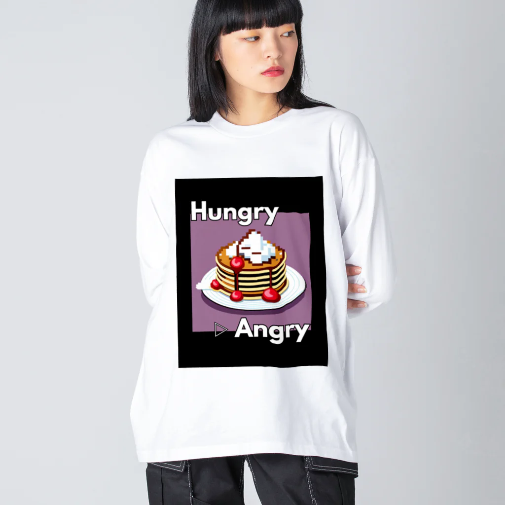 hAngryの【ホットケーキ】hAngry ビッグシルエットロングスリーブTシャツ