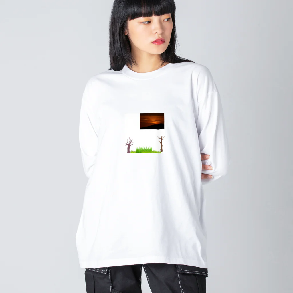 Innovat-Leapのしぜん ビッグシルエットロングスリーブTシャツ