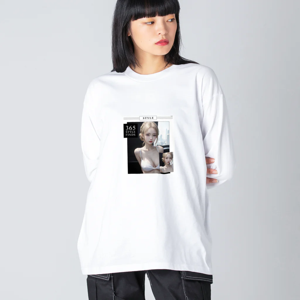 sounya sounyaの美女 図鑑（期待） Big Long Sleeve T-Shirt