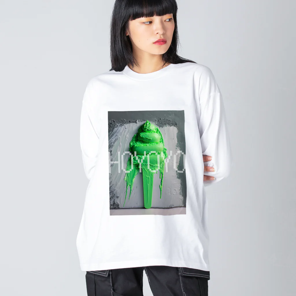 おしょーゆのグリーンソフトクリームHOYOYO Big Long Sleeve T-Shirt