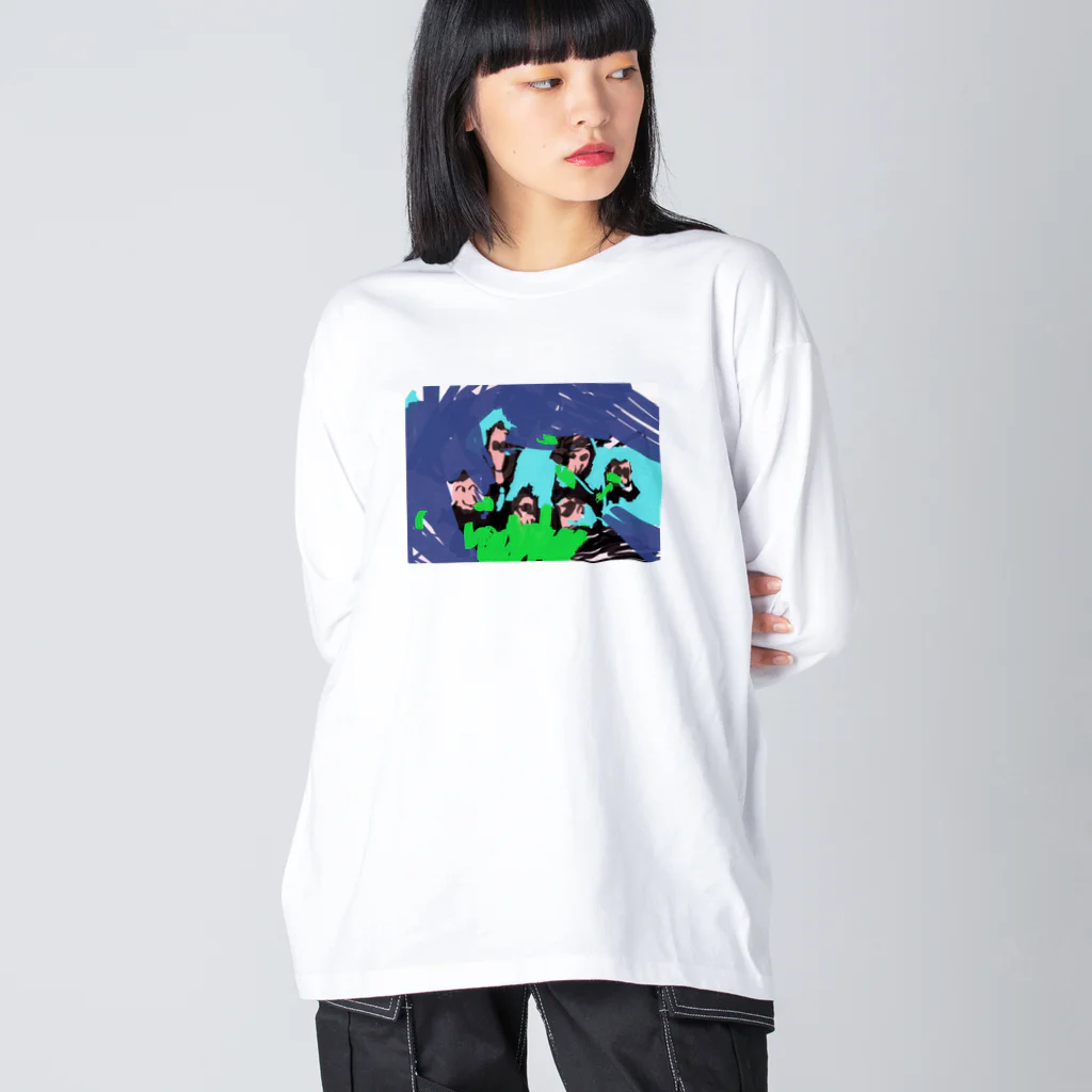 eden25のnico#2 ビッグシルエットロングスリーブTシャツ