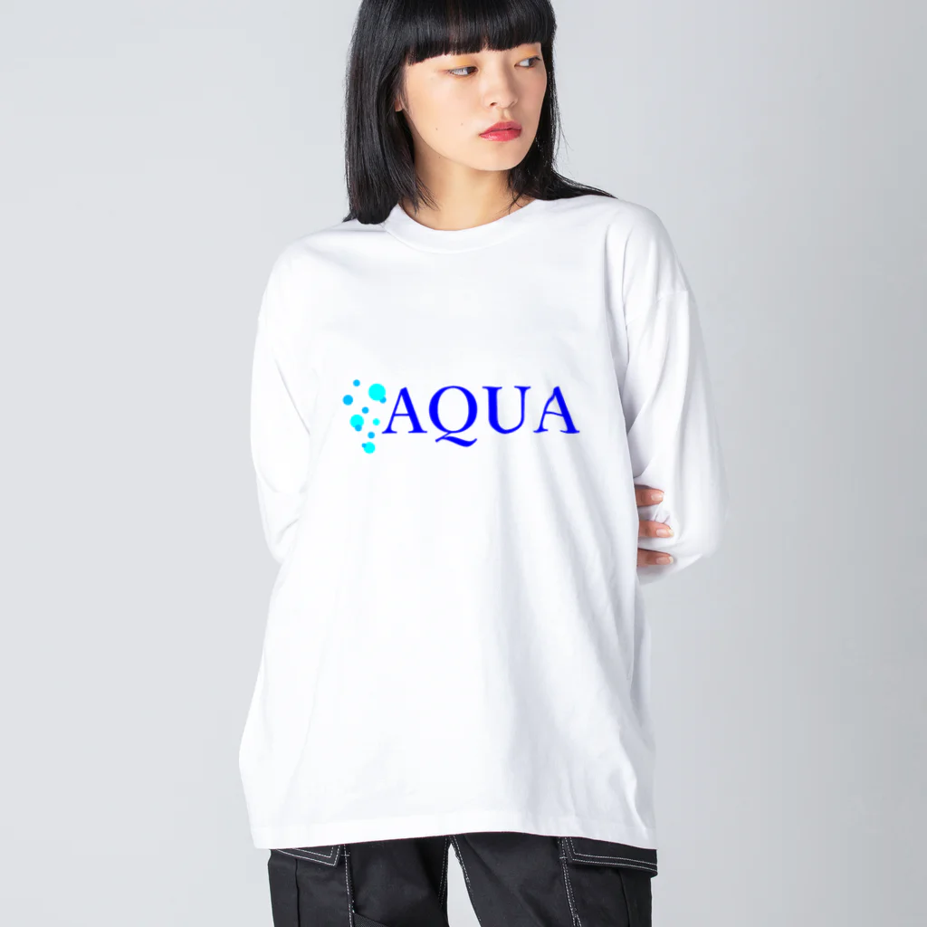 にずぅのAQUA ビッグシルエットロングスリーブTシャツ