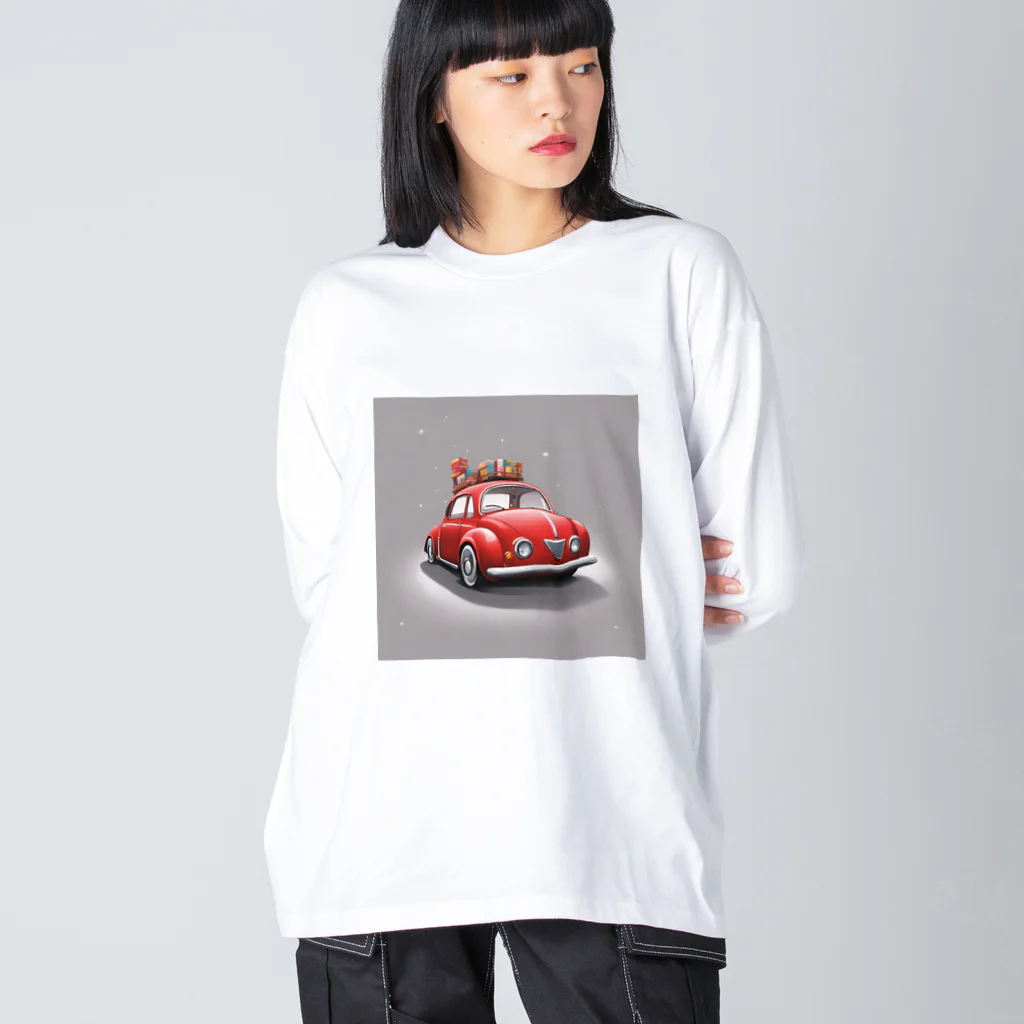 まひる3のあかい車グッツ Big Long Sleeve T-Shirt