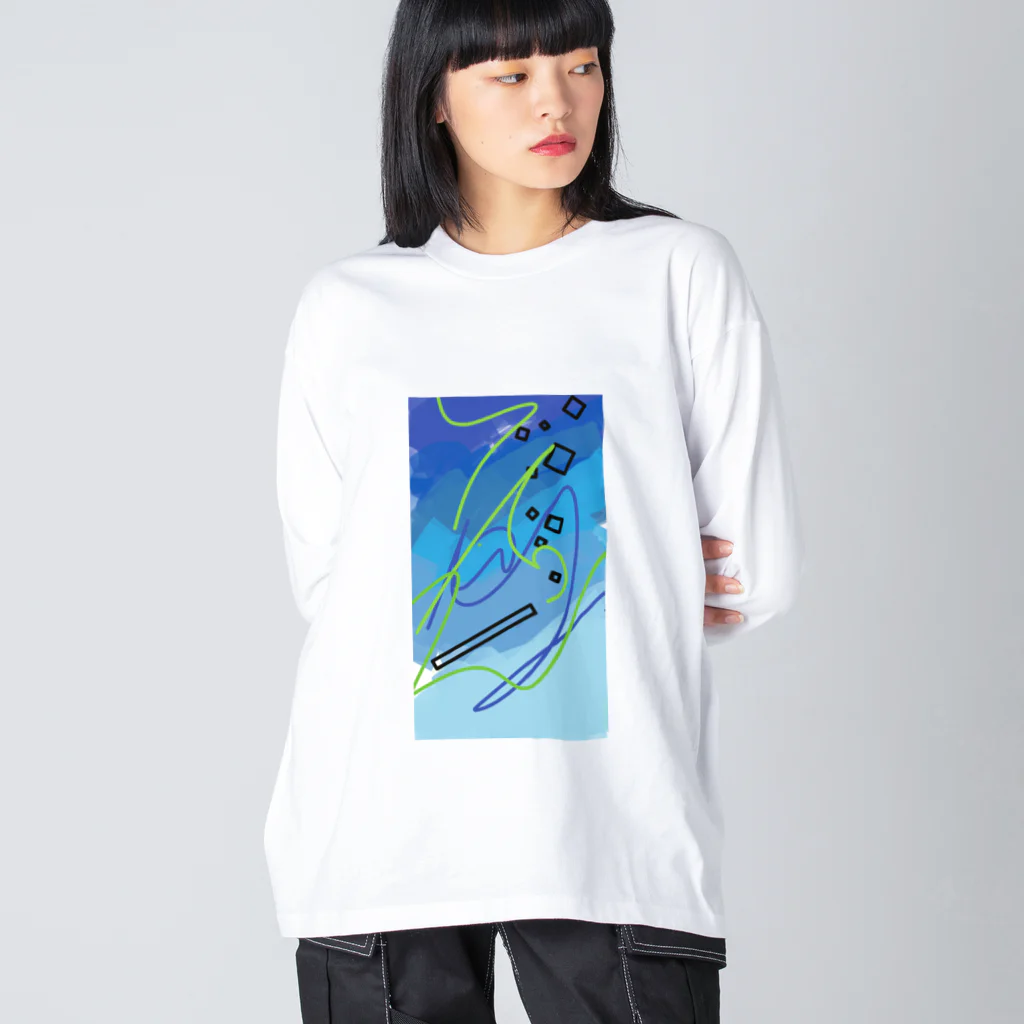 ねこかんのsmoking Big Long Sleeve T-Shirt