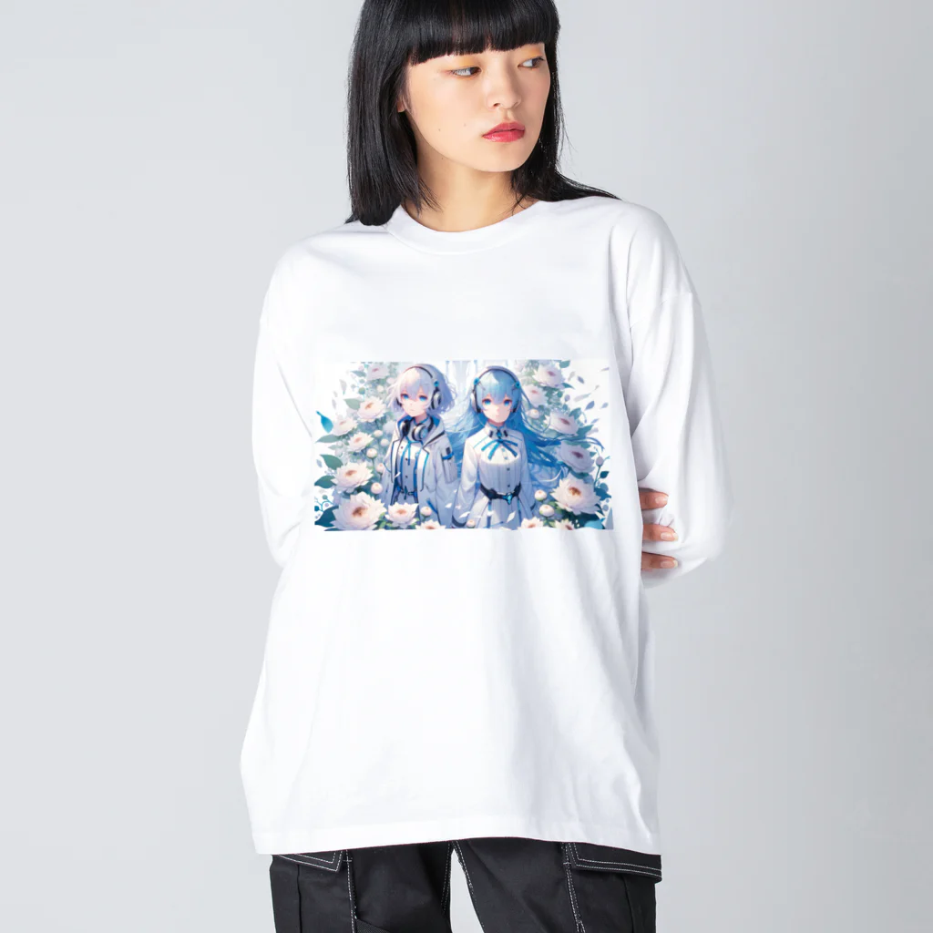 Sesilionのハーモニック・ブルーム Big Long Sleeve T-Shirt