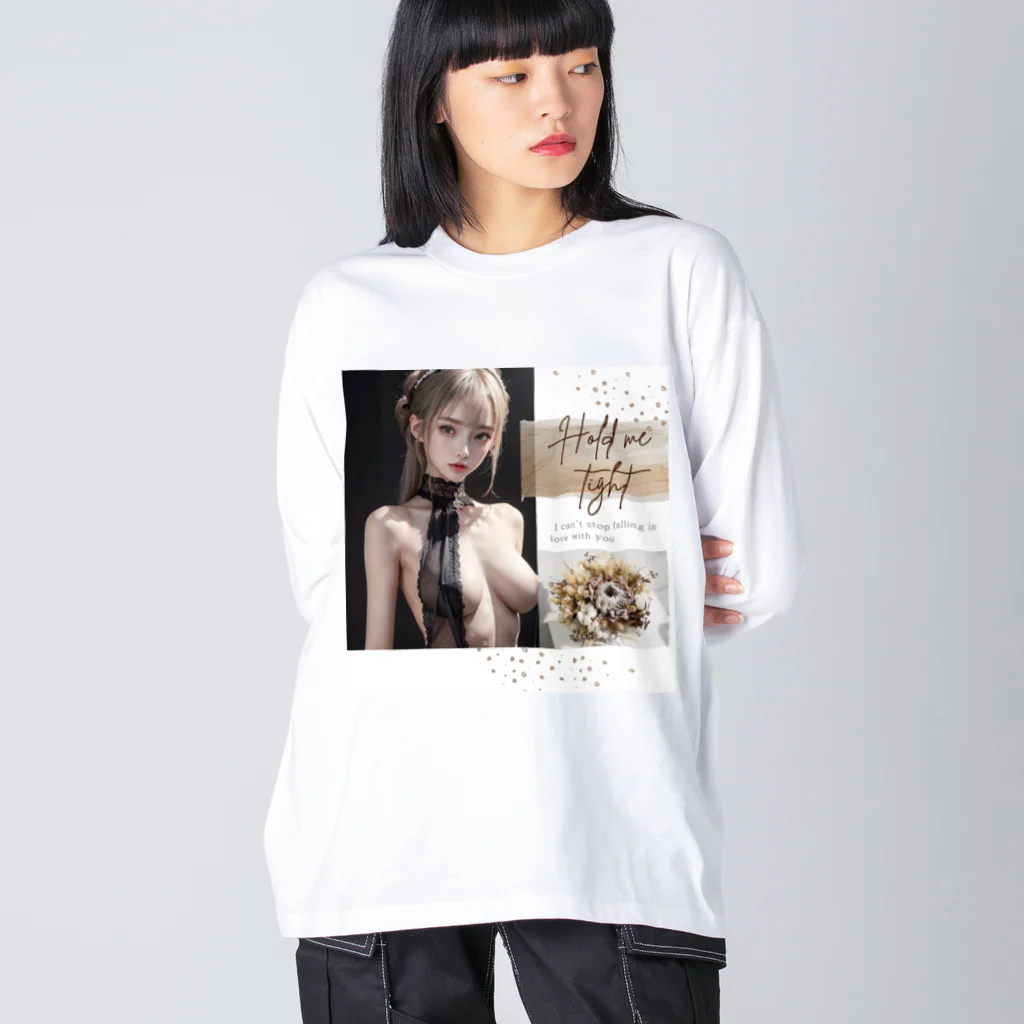 sounya sounyaの美女 図鑑（ホールド） Big Long Sleeve T-Shirt