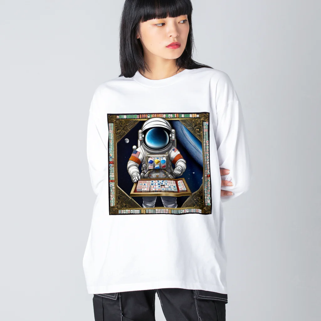 宇宙開発デザイン科の宇宙のギャンブラー ビッグシルエットロングスリーブTシャツ