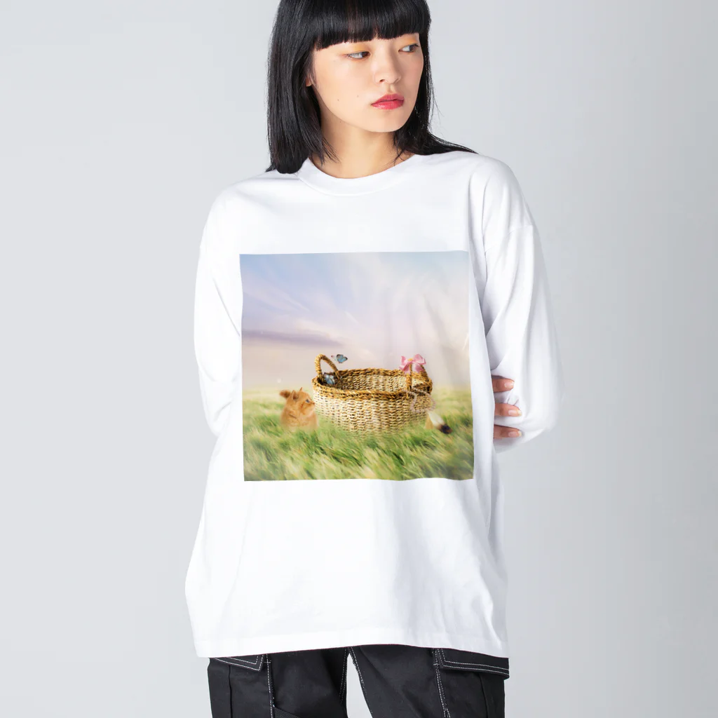 すみれのファンタジー Big Long Sleeve T-Shirt