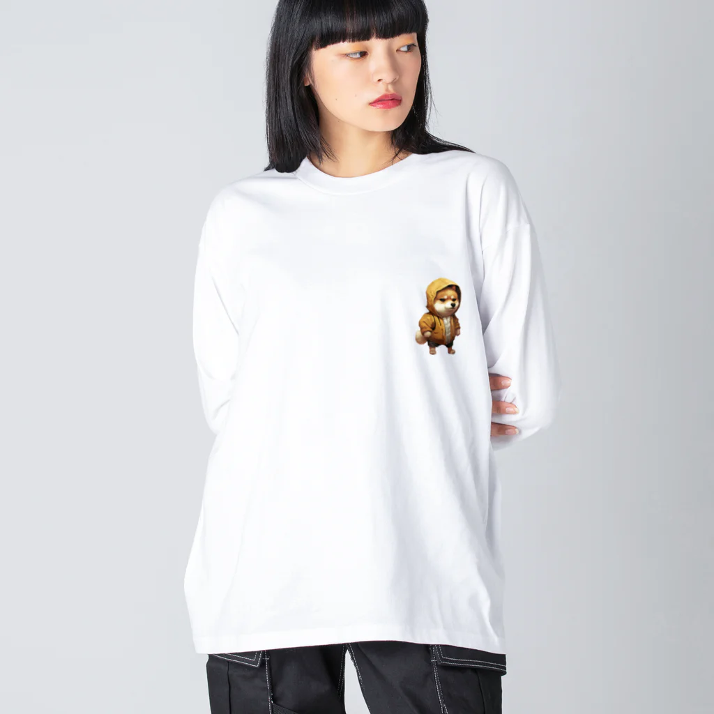 きのこの子どものぷんぷんしばくん Big Long Sleeve T-Shirt