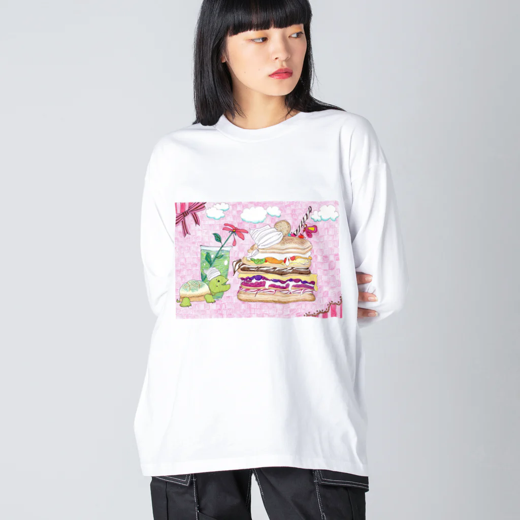 つぎのかめろんぱんけーき Big Long Sleeve T-Shirt