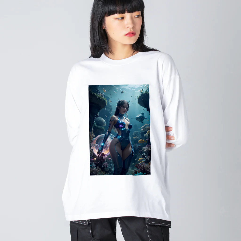 tomityomiのDeepSea ビッグシルエットロングスリーブTシャツ