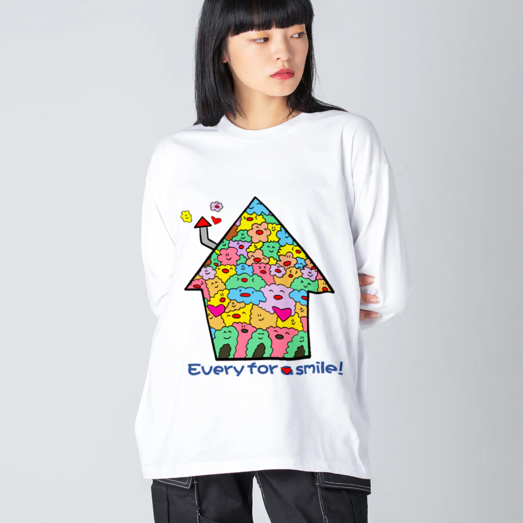 just-pointのevery for a smile ビッグシルエットロングスリーブTシャツ