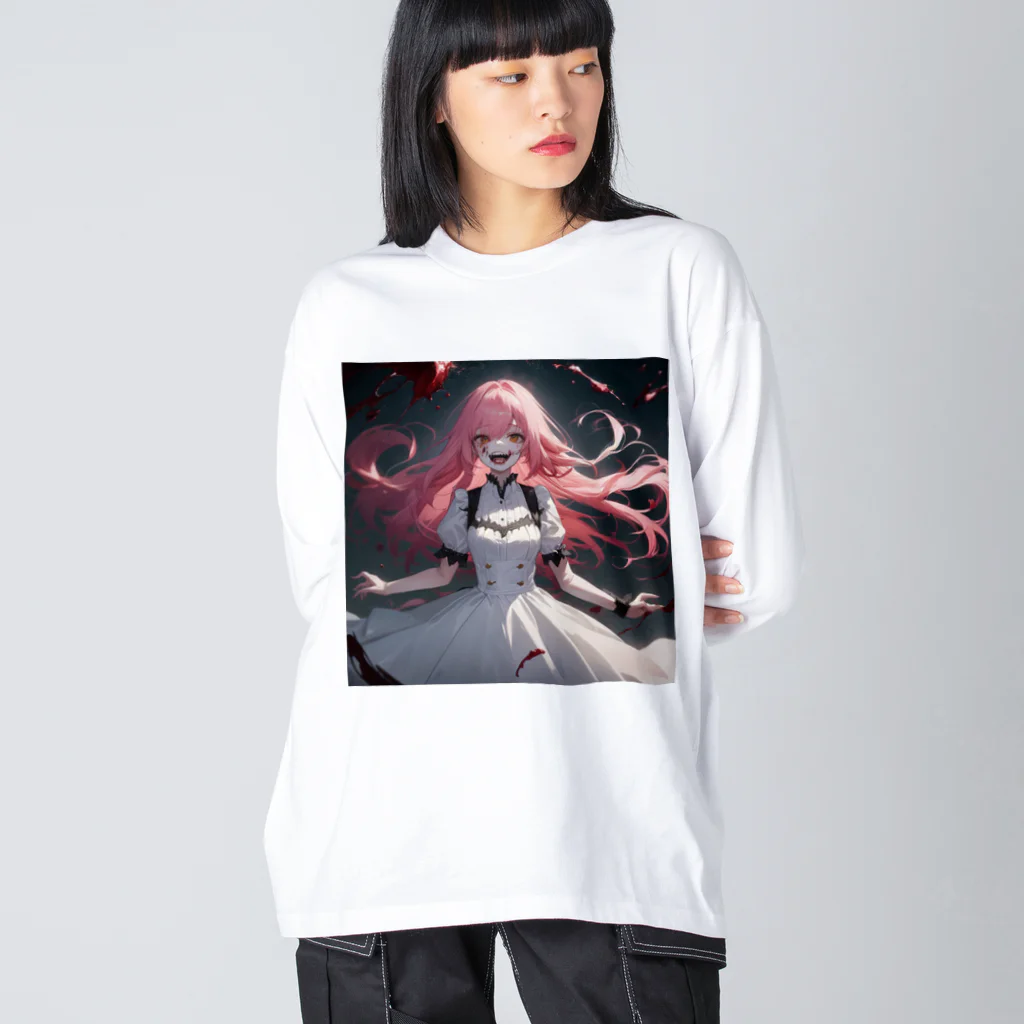 ケリンショップのゾンビガール Big Long Sleeve T-Shirt