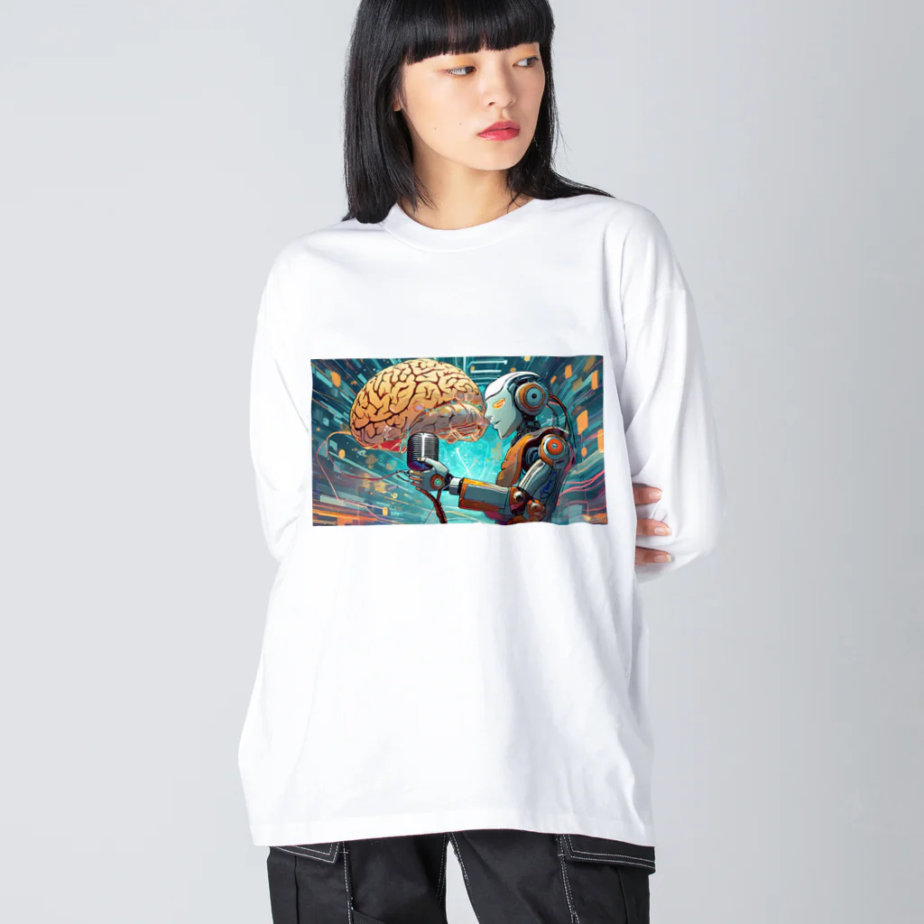 ようようよのDJ mirai ビッグシルエットロングスリーブTシャツ