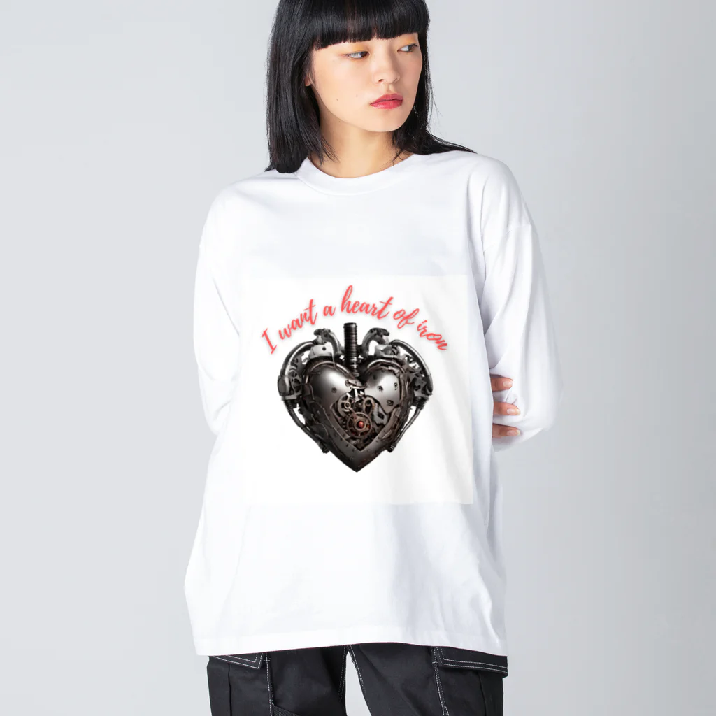Love and peace to allの鉄の心臓が欲しい Big Long Sleeve T-Shirt