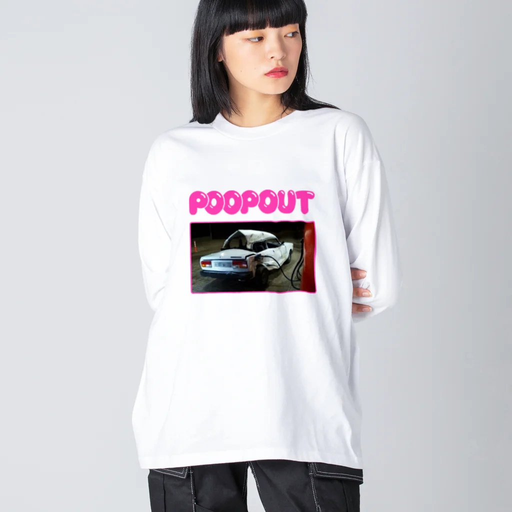 R.MuttのPOOP OUT ビッグシルエットロングスリーブTシャツ