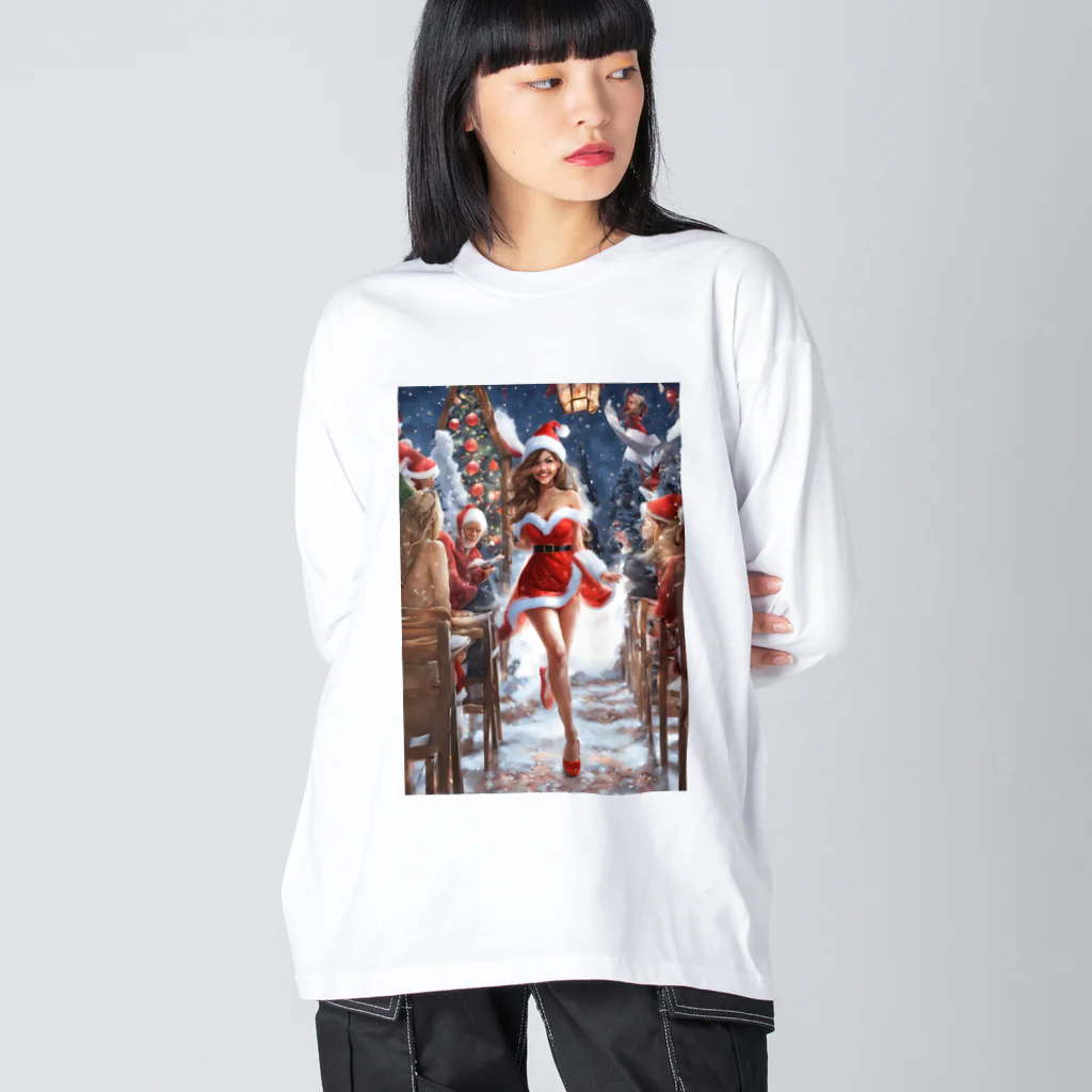 MistyStarkのプリンセスクリスマス ビッグシルエットロングスリーブTシャツ