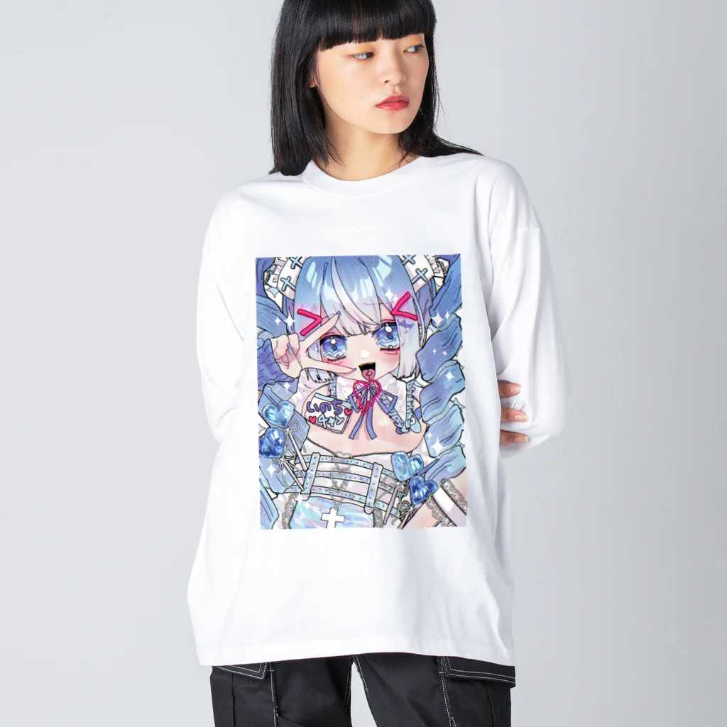 心中のいのちﾁｬﾝ Big Long Sleeve T-Shirt