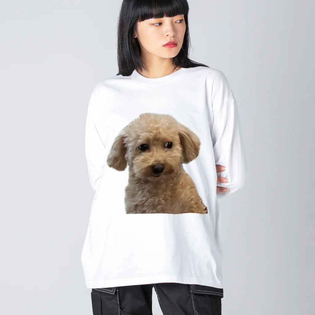 hijikiikijihの複雑な犬うめちゃん ビッグシルエットロングスリーブTシャツ