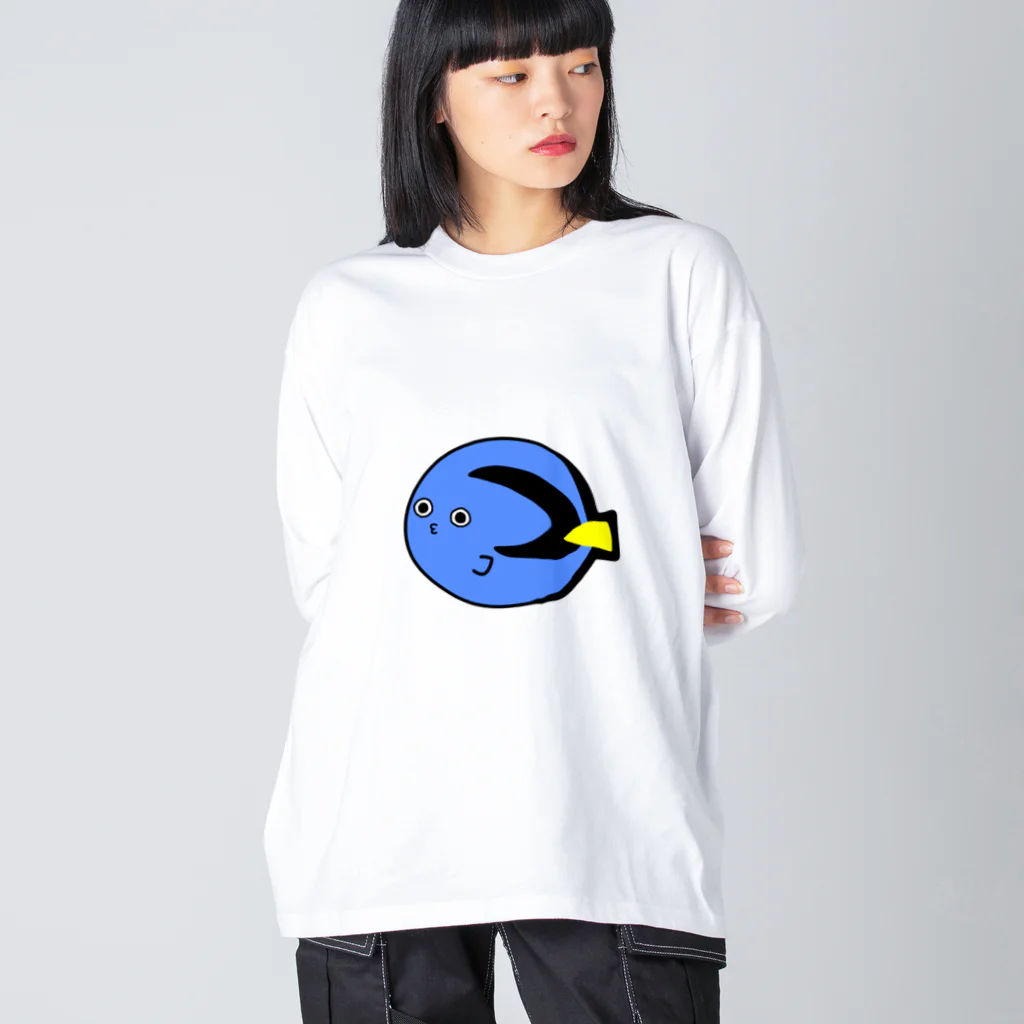 モルのナンヨウハギ Big Long Sleeve T-Shirt