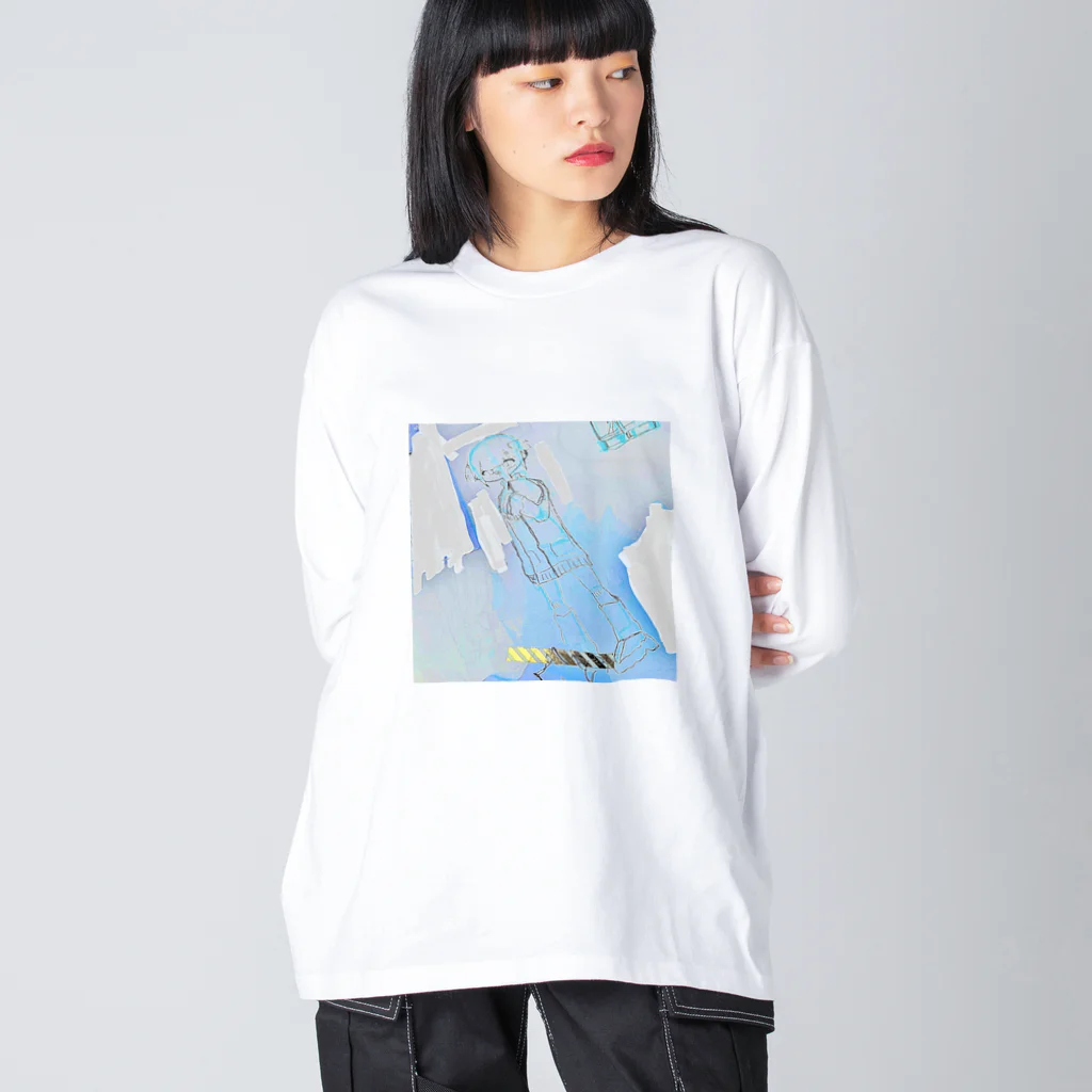 moko893のサブカル天使 ビッグシルエットロングスリーブTシャツ