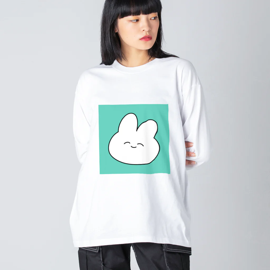 いぬビンゴのにっこりナツイちゃん ビッグシルエットロングスリーブTシャツ