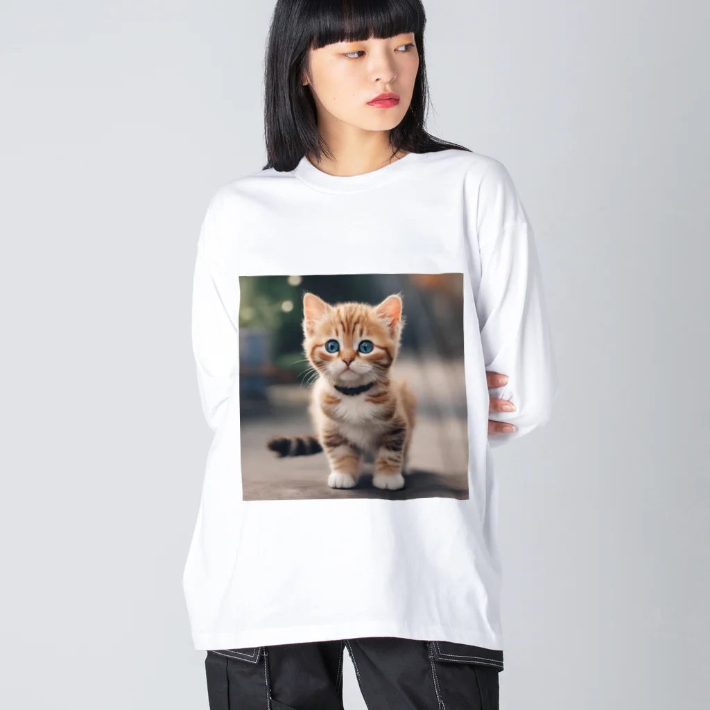 ラディアンス・ストアの可愛い猫ちゃん Big Long Sleeve T-Shirt