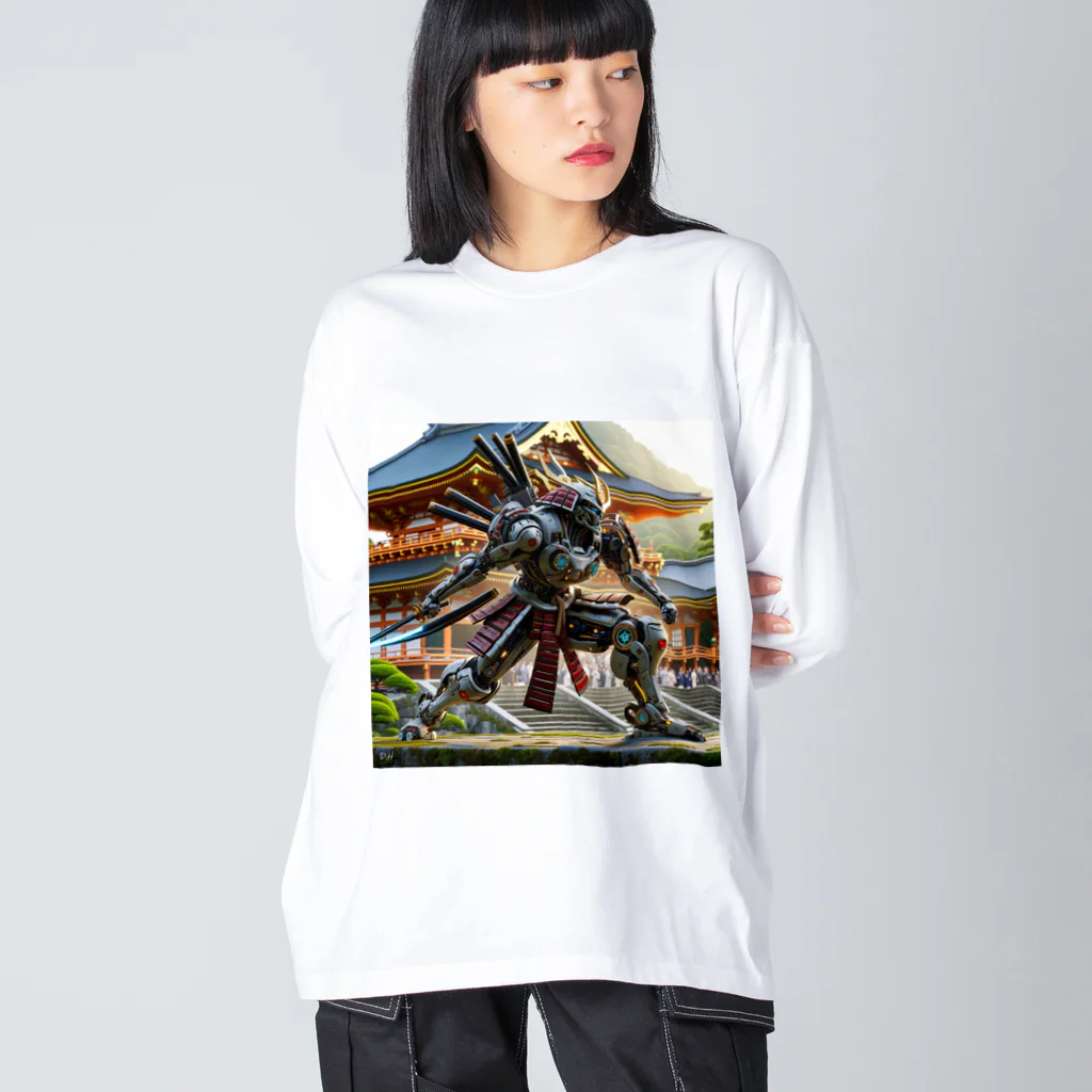 こまイヌ屋たちの十二神将バサラロボ Big Long Sleeve T-Shirt