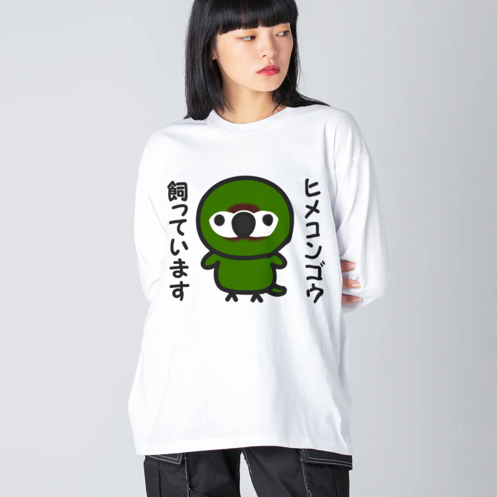 いんこ屋堂のヒメコンゴウ飼っています Big Long Sleeve T-Shirt