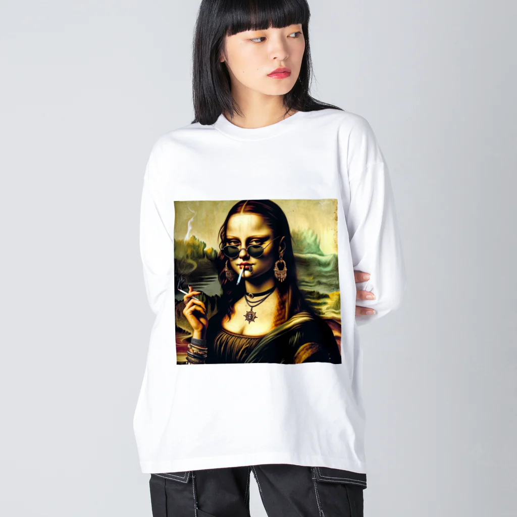 FX海外のぐれたモナリザ Big Long Sleeve T-Shirt