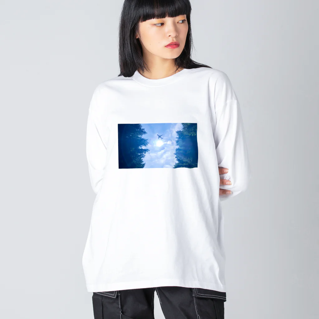 hamuevoのjet tourist ビッグシルエットロングスリーブTシャツ