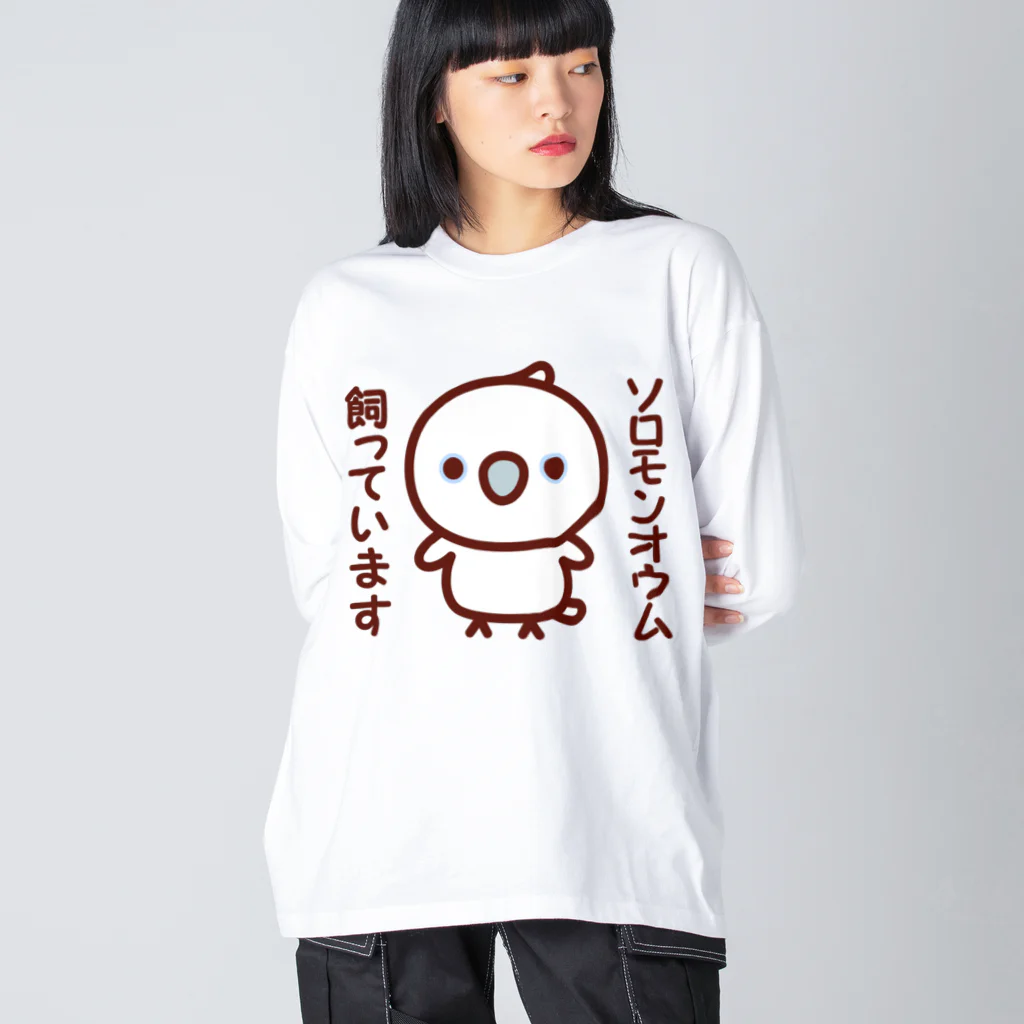 いんこ屋堂のソロモンオウム飼っています Big Long Sleeve T-Shirt