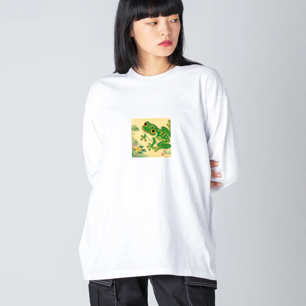 mattuuuuのかえるくん Big Long Sleeve T-Shirt