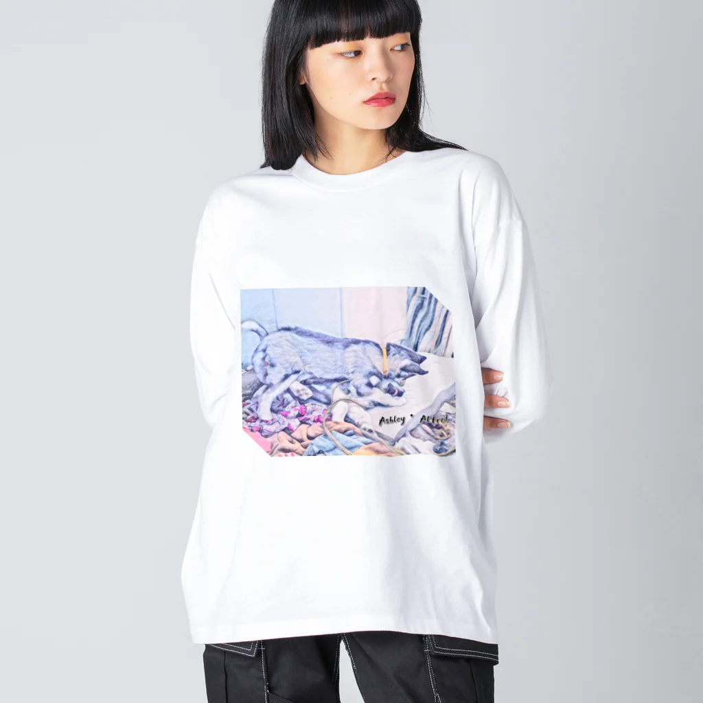 miuhaduのAshley・Alfred Big Long Sleeve T-Shirt