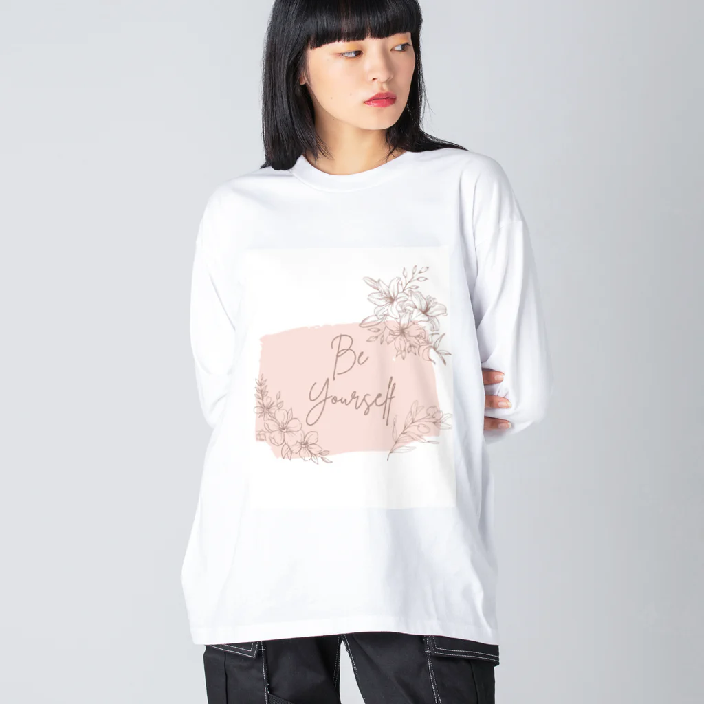 choko＆malonのＢｅ Ｙｏｕｒｓｅｉｆ ビッグシルエットロングスリーブTシャツ