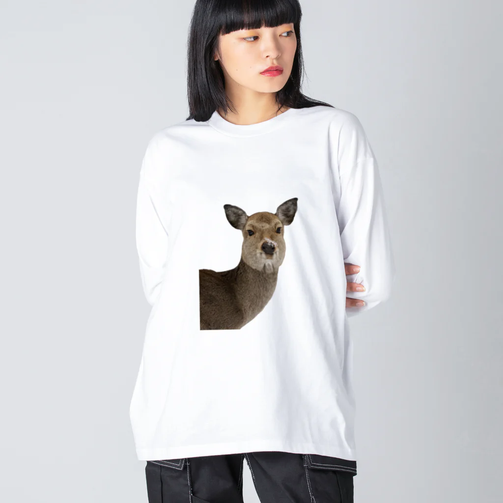 bu_yan0131のひょっこりシカくん Big Long Sleeve T-Shirt