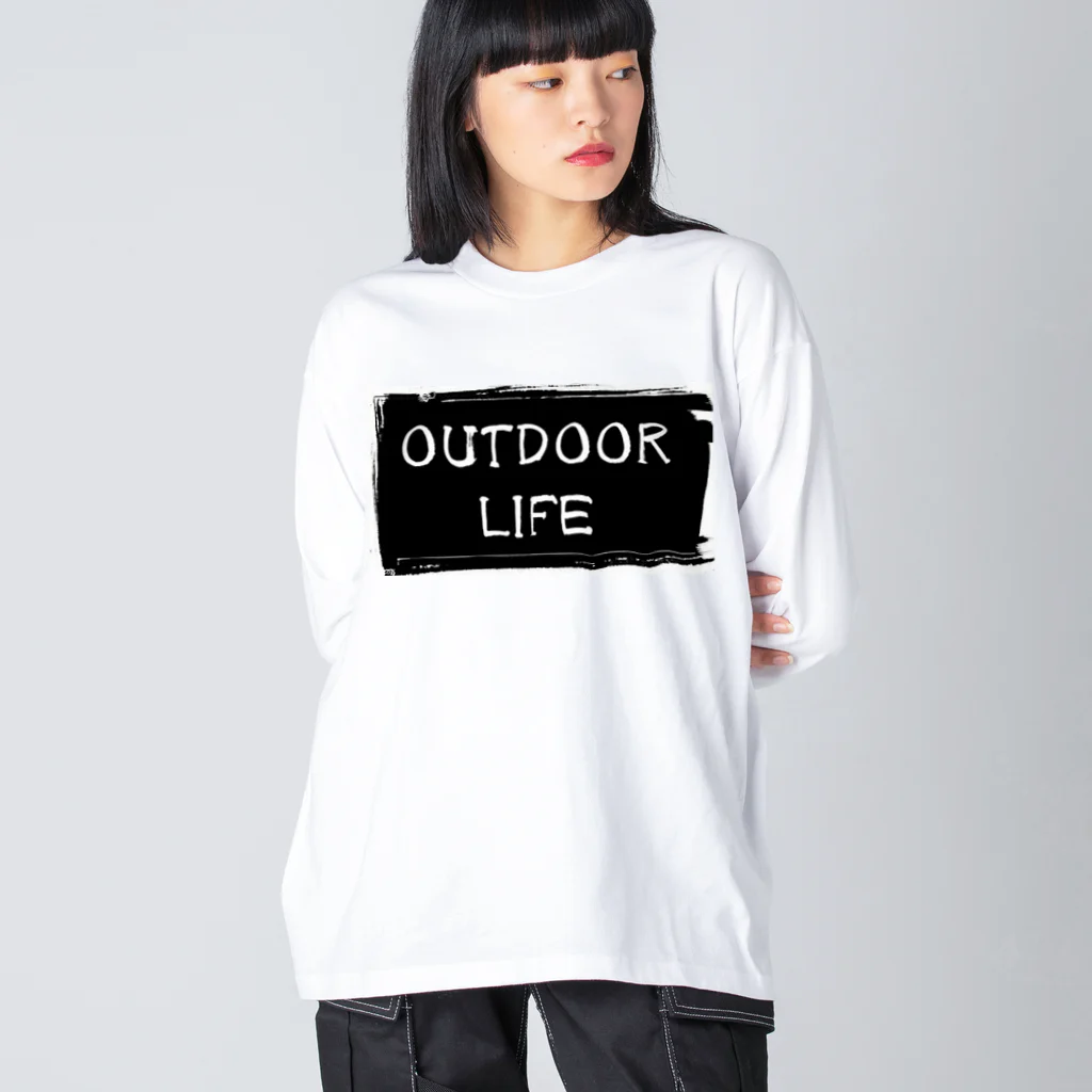 YF_familleのOUTDOOR LIFE Big Long Sleeve T-Shirt